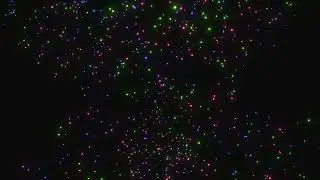 multicolour Glow particles background