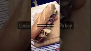 New Orleans roast beef Po-boy # Short
