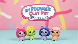 Polymer clay Pet Adventure series 🦁!