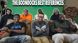 THE BOONDOCKS BEST REFERENCES CARTOON AND REAL LIFE | Reaction