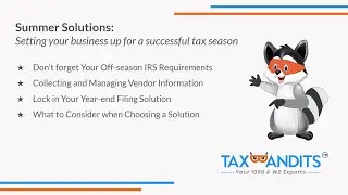 Summer Solutions: Setting Your Business up for a Successful Tax Season (Full Webinar)