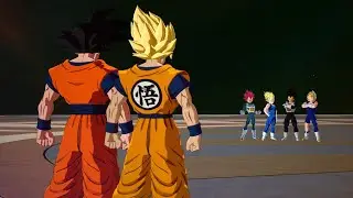 Goku Z Form Vs Vegeta Variations! Dragon Ball Sparking Zero