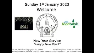 Alloway Parish Church Service - Sunday, 1st January 2023 (Live-stream)