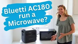 Does a Bluetti AC180 run a microwave?