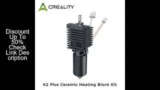 Creality K2 Plus Ceramic Heating Block Kit 350&deg;C High Temperature Resistance 0.4mm Quick-swap Nozzle