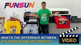 DTG VS DTF|The Difference Between DTG T shirt Printer And DTF Printer 2021