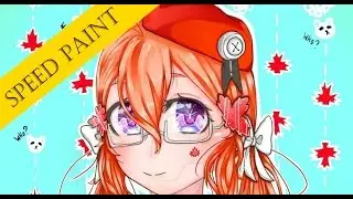 [Speed Paint] APH Canada!fem Nyotalia - MyPaint