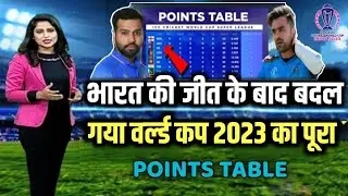 World Cup 2023 Points Table | IND vs AFG After Match Points Table | World Cup Points Table 2023