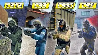 Counter-Strike 2 vs GO vs Source vs 1.6 | Physics and Details Comparison