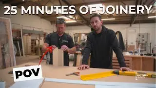 POV: Watch a MASTER Joiner Build A TIMBER Staircase!