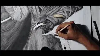 🔴Draw MOONKNIGHT Finel drawing||How to draw moon knight..