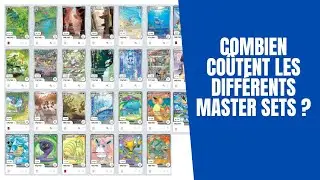 Combien valent les différents master sets pokémon ? (E&V et ME)