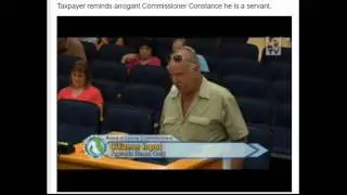 CHARLOTTE COUNTY,FLORIDA Taxpayer reminds arrogant Commissioner Constance he is a servant
