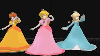 Mmd Greeds Accident (Peach, Daisy, Rosalina)