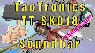 TaoTronics TT-SK018 Soundbar - GREAT Replacement for PC Speakers