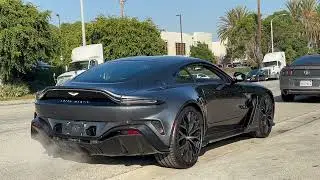 2023 Aston Martin V12 Vantage - Start up, Drive off & Drive by - Sandbox Motors
