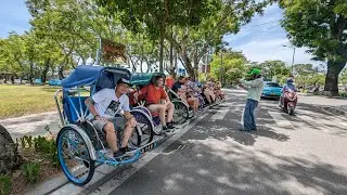 Cyclo through the ancient capital of Vietnam, Hue