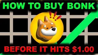 How To Buy $BONK! NOW ON COINBASE! Get it before it hits $1.00!