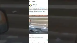 🇷🇺 Russian Man Throws Molotov Cocktail at the Kremlin ???
