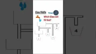 Fun - Solve the Glass Riddle #shorts #youtubeshorts | Tech Knowledge Tutor