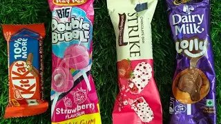 Satisfying Video Sweets Dairymilk Lollipop /Kitkat Chocolate/Double Bouble/Strile chocolate unboxing