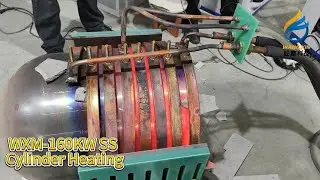 WXM-160KW Induction Machine For Stainless Steel Cylinder Heating Annealing