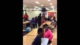 Bd pointing out thots in julian lunchroom