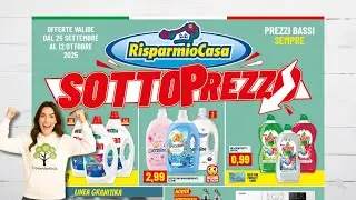 Volantino Risparmio Casa dal 25 settembre al 12 ottobre 2025