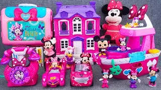 Satisfying with Unboxing Disney Minnie Mouse Pink Ship Playset | Review Toys ASMR