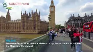 Houses of Parliament and BIG BEN Clock Tower after 5 years of restoration &copy;  2022