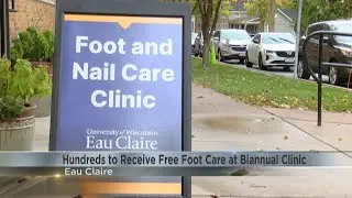 Hundreds to receive free foot care during biannual clinic