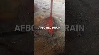 AFBC boiler# bed drain