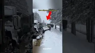 TOTAL DISASTER! WINTER FURY CALIFORNIA 😱 #shorts