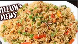 Protien rich vegetables soya chunks pulao recipe for health #vegetables soya chunks pulao yummy food