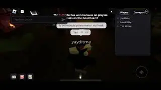 Winning as the witch in roblox flicker for the first time 🥳🥳