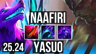 NAAFIRI vs YASUO (MID) | EUW Master | 25.24