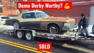 My 1973 Buick Riviera is SOLD on to become a Demo Derby Winner! 🏆 #Buick #Riviera #demoderby