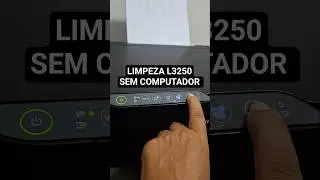 COMO FAZER LIMPEZA NA L3250 APENAS COM 1 BOT&Atilde;O #grafica #epson #impressora #epsonl3250