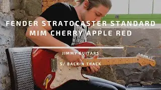 Review Fender Stratocaster Standard MIM s/ Backing Cherry Apple Red | Fender | Jimmy Guitars