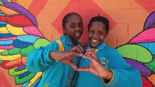Play Africa's Design Thinking with Children _ Mural @Leratong Primary School in Soweto