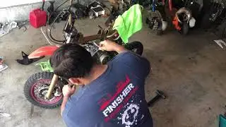 Pit bike restoration part-2 manco part-3