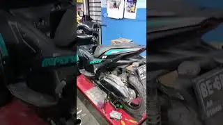 New aerox connected 2021 sgcu udah rusak!!! #aerox #aerox2021