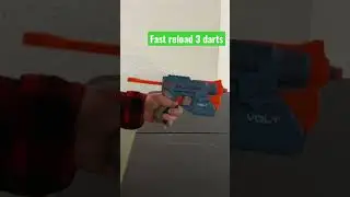 Nerf Elite 2.0 Volt fast reload 3 darts #shorts