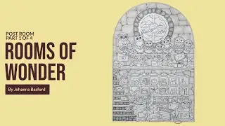 Adult Colouring Tutorial Post Room Part One - from Rooms of Wonder by Johanna Basford