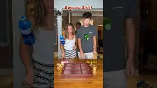 Boys vs. girls challenge!! #competition #family