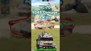 Is the NC-70 Secretly the New META? | 9348 DMG & 4 Kills Polish TD Domination #wotblitzshorts