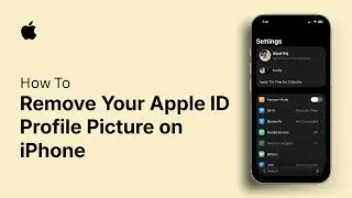 How to Remove Your Apple ID Profile Picture on iPhone