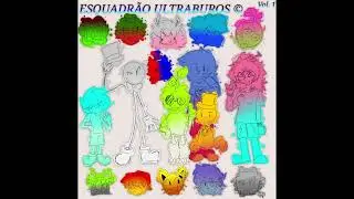 (N&atilde;o utilizada) GRU AZUL VS DRU VERMELHO A INCR&Iacute;VEL BATALHA - Esquadr&atilde;o ultraburros 