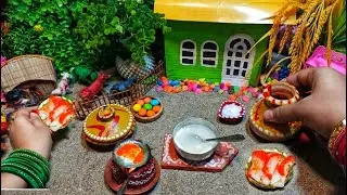 Miniature Colourful Pancake & Patishapta Recipe 🌈 | Little Kitchen | Tiny Cooking ASMR
