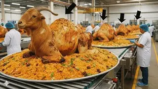 Inside the Biryani Plant | How Chicken Biryani Is Made on Industrial Scale |Bakra Growth to Biryani 